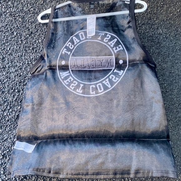 Brand New Forever 21 See Thru Black Tank - Picture 2 of 4